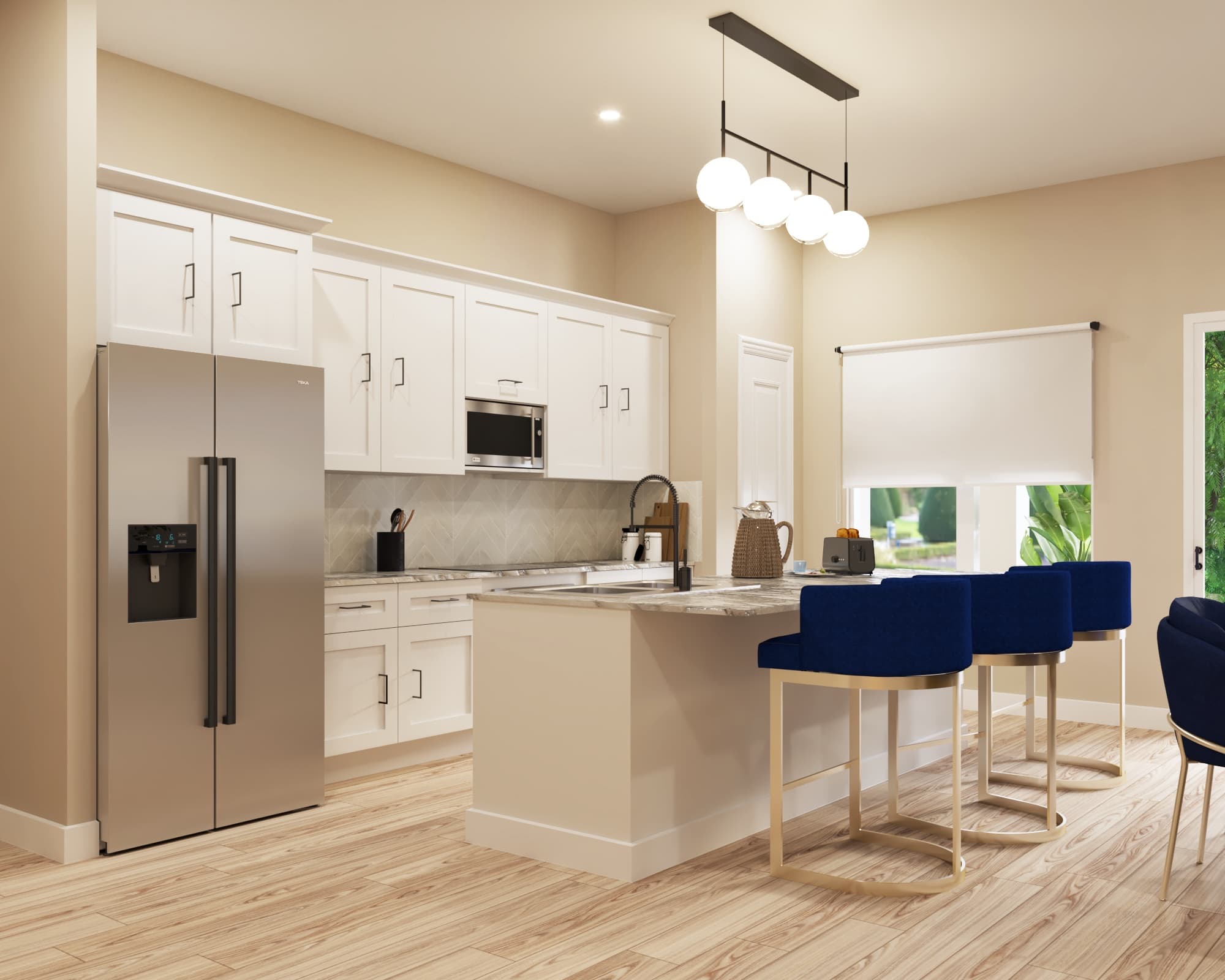 Kitchen interior render