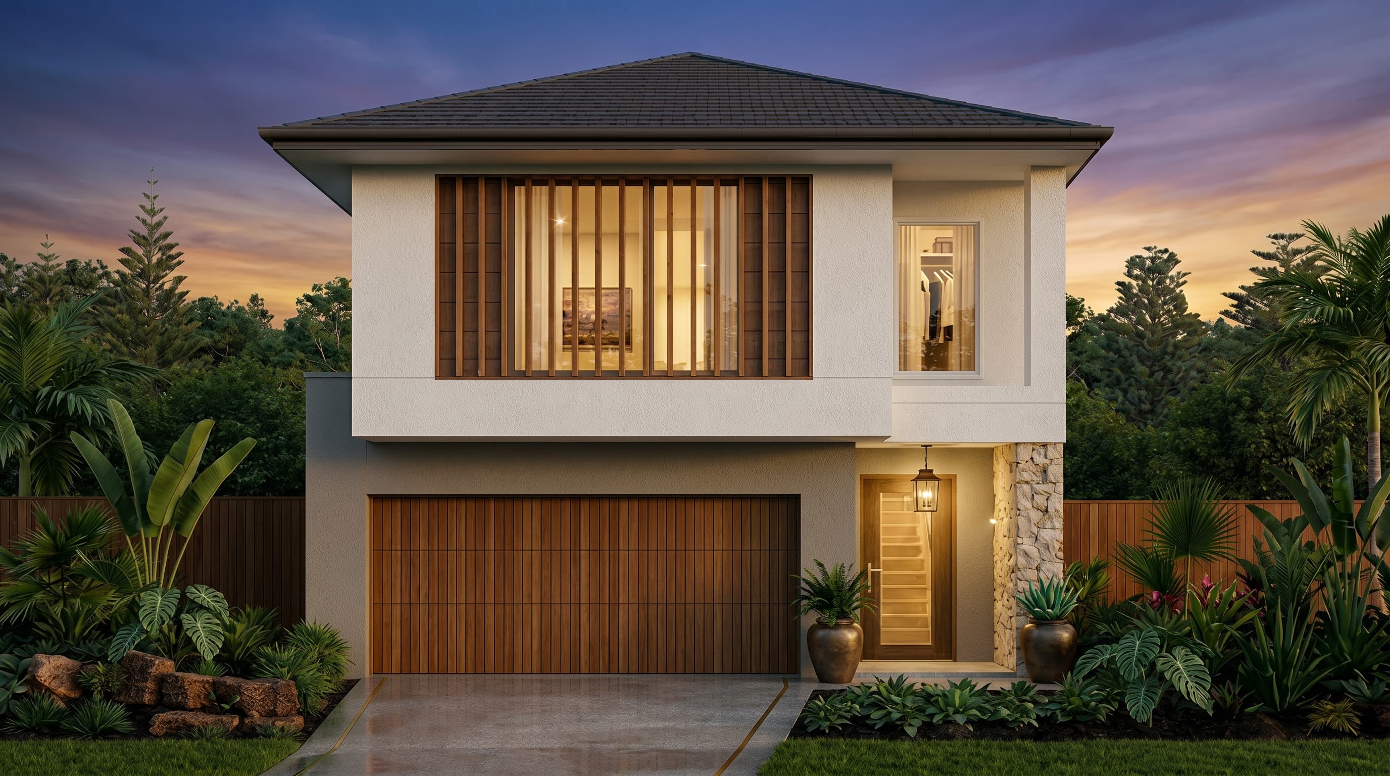 Entrance visualization detail